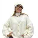 cardigan con bottoni holiday